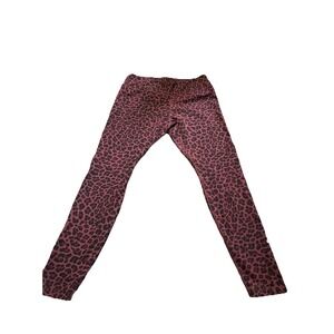 NIKE ~Woman Size Large~ Leopard Printed Tight Leggings Logo.